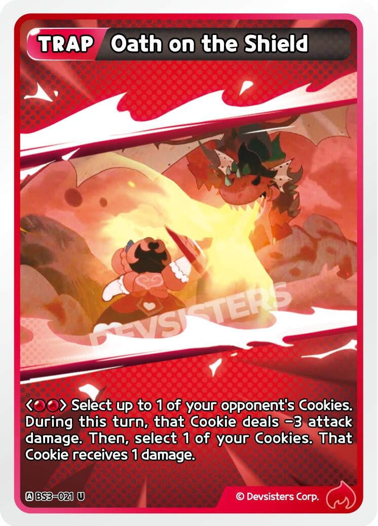 Image for Oath on the Shield (BS3-021) [Age of Heroes and Kingdoms] - CookieRun: Braverse TCG