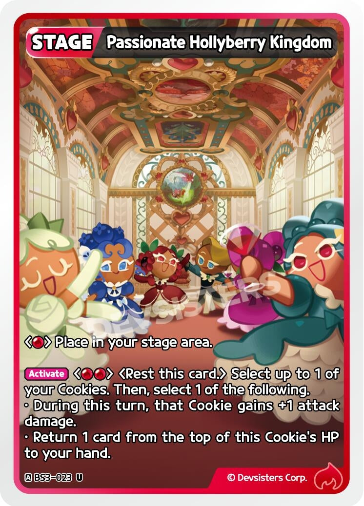 Image for Passionate Hollyberry Kingdom (BS3-023) [Age of Heroes and Kingdoms] - CookieRun: Braverse TCG