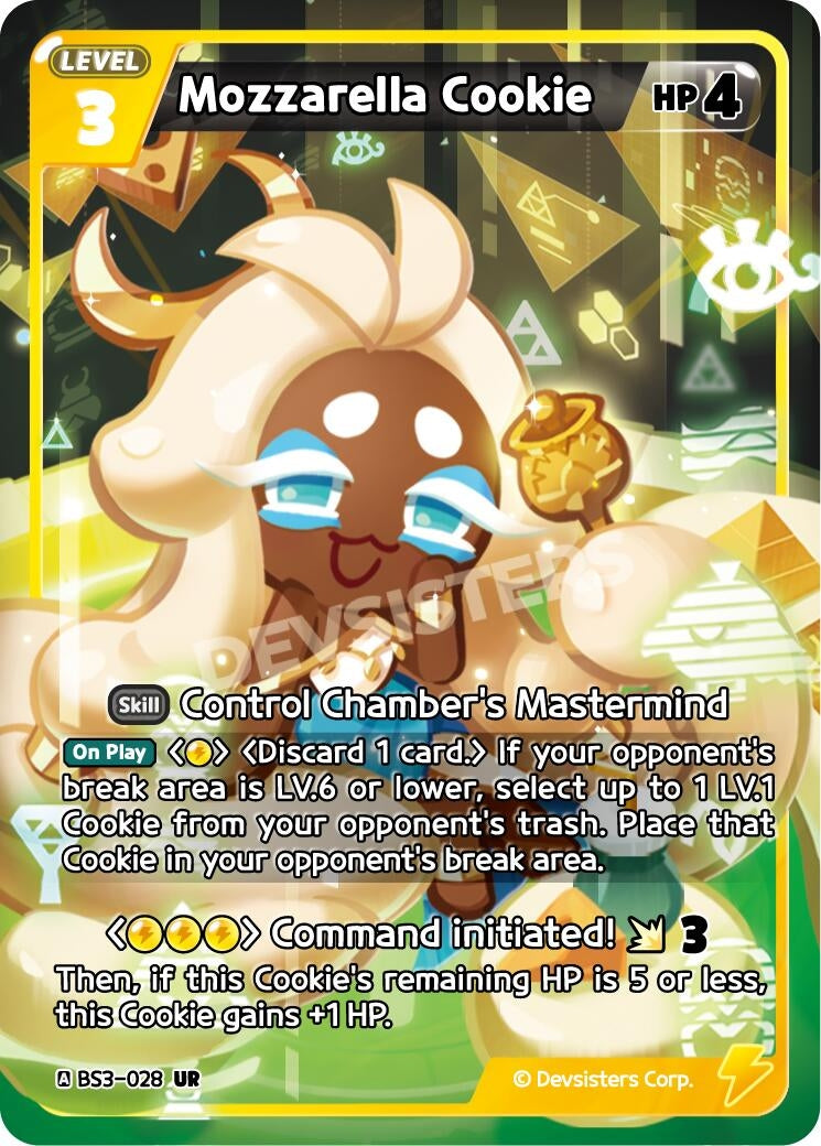 Image for Mozzarella Cookie (BS3-028) [Age of Heroes and Kingdoms] - CookieRun: Braverse TCG
