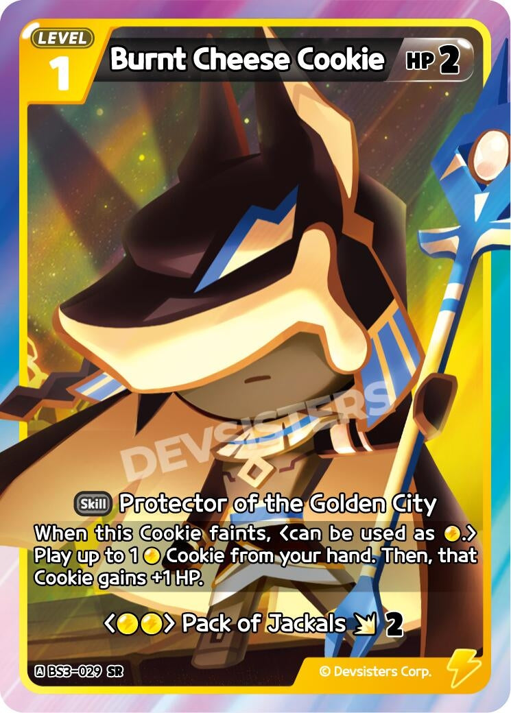 Image for Burnt Cheese Cookie (BS3-029) [Age of Heroes and Kingdoms] - CookieRun: Braverse TCG