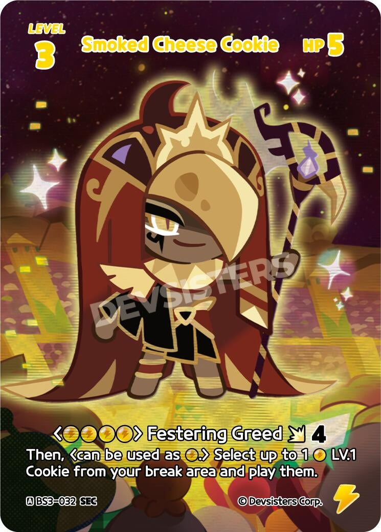 Image for Smoked Cheese Cookie (SEC) (BS3-032) [Age of Heroes and Kingdoms] - CookieRun: Braverse TCG