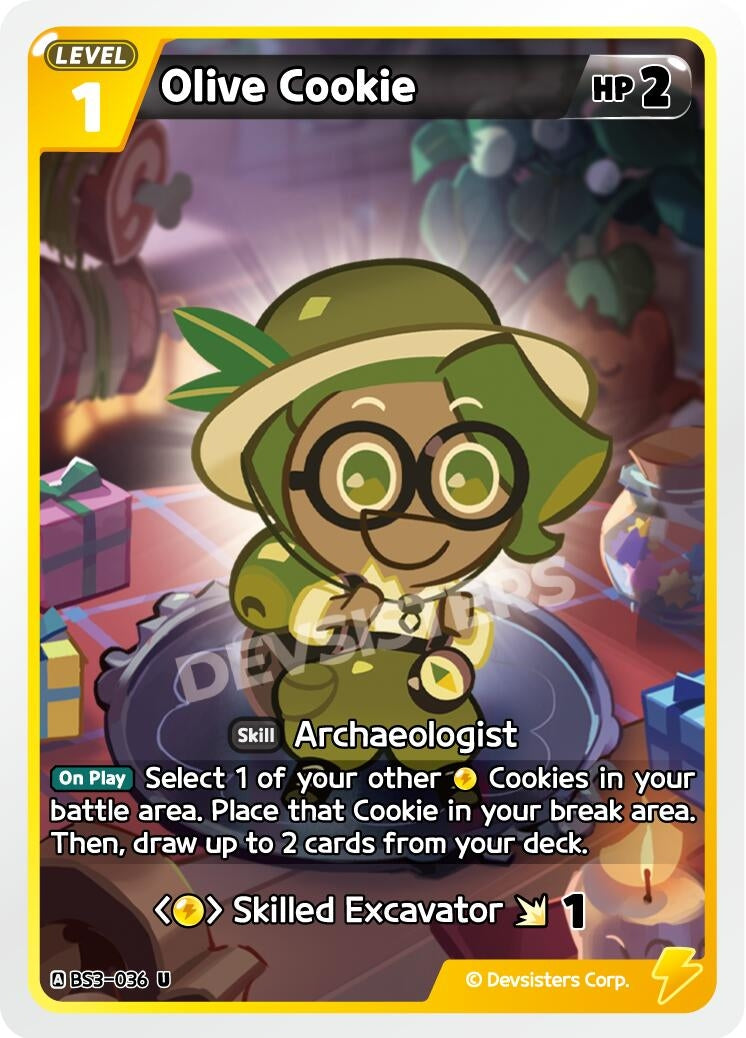 Image for Olive Cookie (BS3-036) [Age of Heroes and Kingdoms] - CookieRun: Braverse TCG