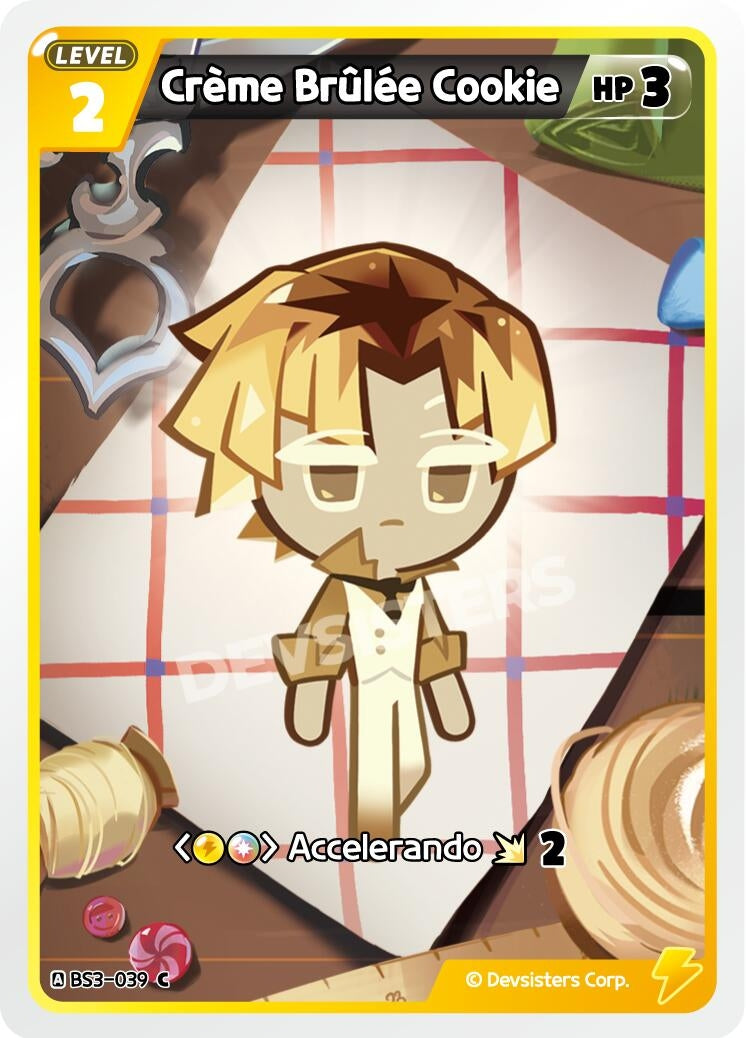 Image for Creme Brulee Cookie (BS3-039) [Age of Heroes and Kingdoms] - CookieRun: Braverse TCG