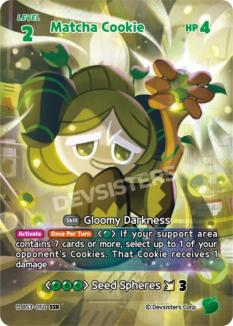 Image for Matcha Cookie (SSR) (BS3-050) [Age of Heroes and Kingdoms] - CookieRun: Braverse TCG