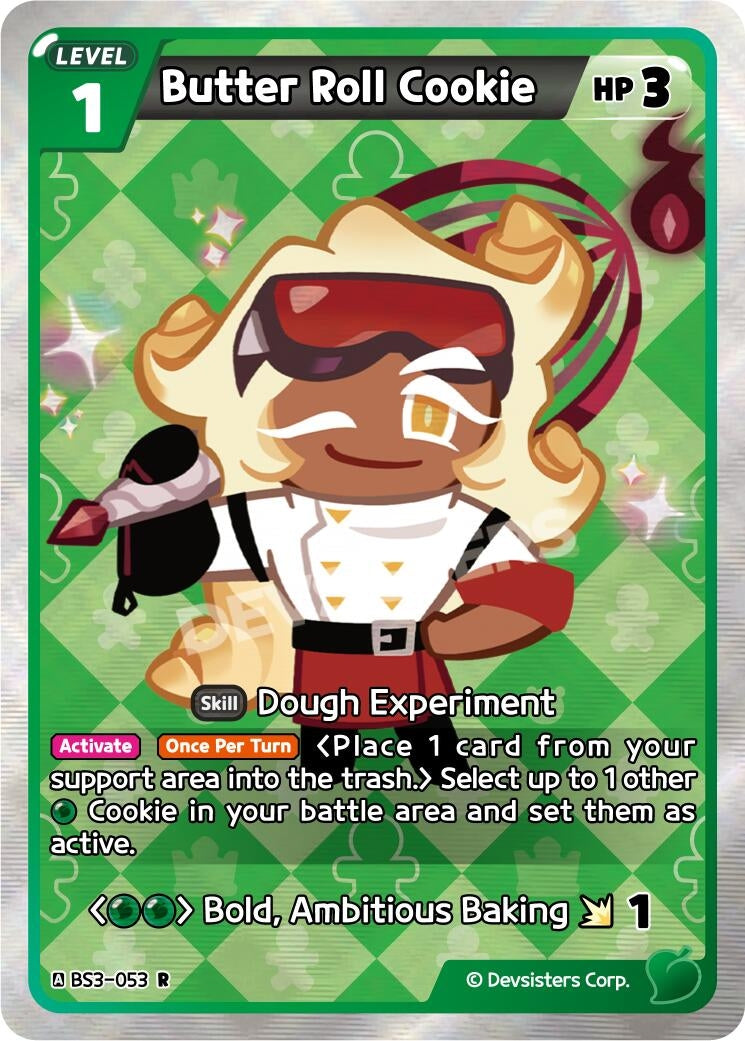Image for Butter Roll Cookie (BS3-053) [Age of Heroes and Kingdoms] - CookieRun: Braverse TCG