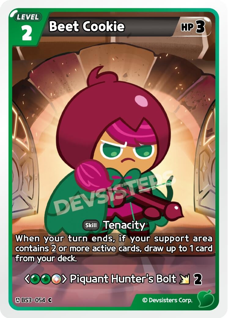 Image for Beet Cookie (054) (BS3-054) [Age of Heroes and Kingdoms] - CookieRun: Braverse TCG