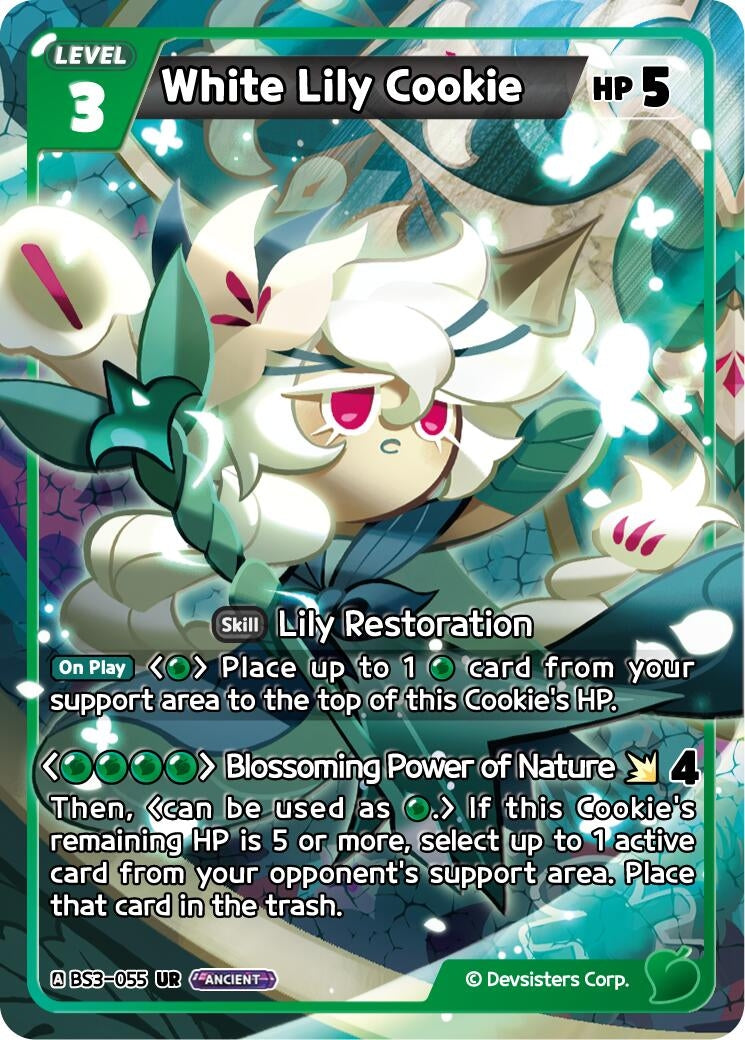 Image for White Lily Cookie (BS3-055) [Age of Heroes and Kingdoms] - CookieRun: Braverse TCG