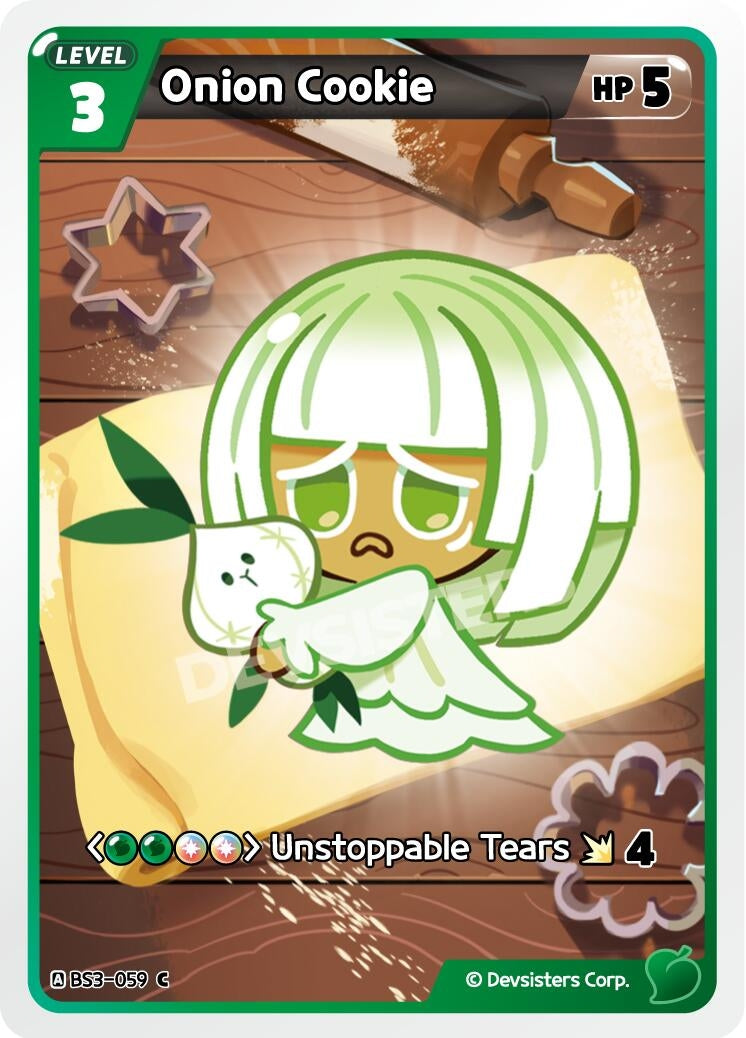 Image for Onion Cookie (BS3-059) [Age of Heroes and Kingdoms] - CookieRun: Braverse TCG