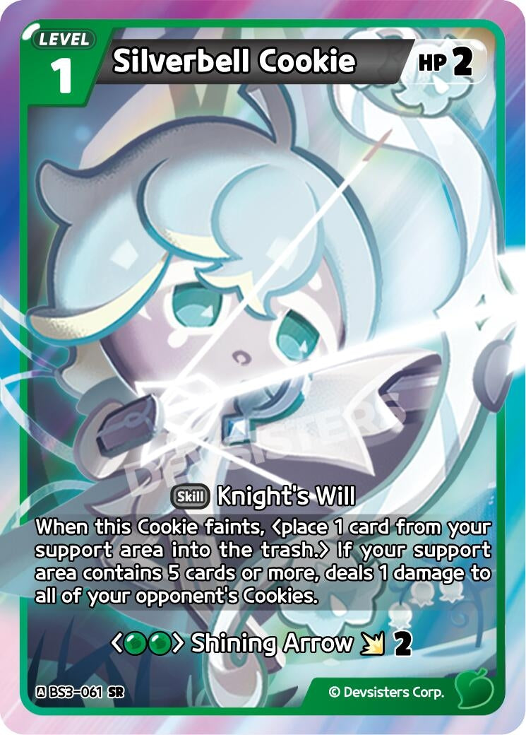 Image for Silverbell Cookie (BS3-061) [Age of Heroes and Kingdoms] - CookieRun: Braverse TCG