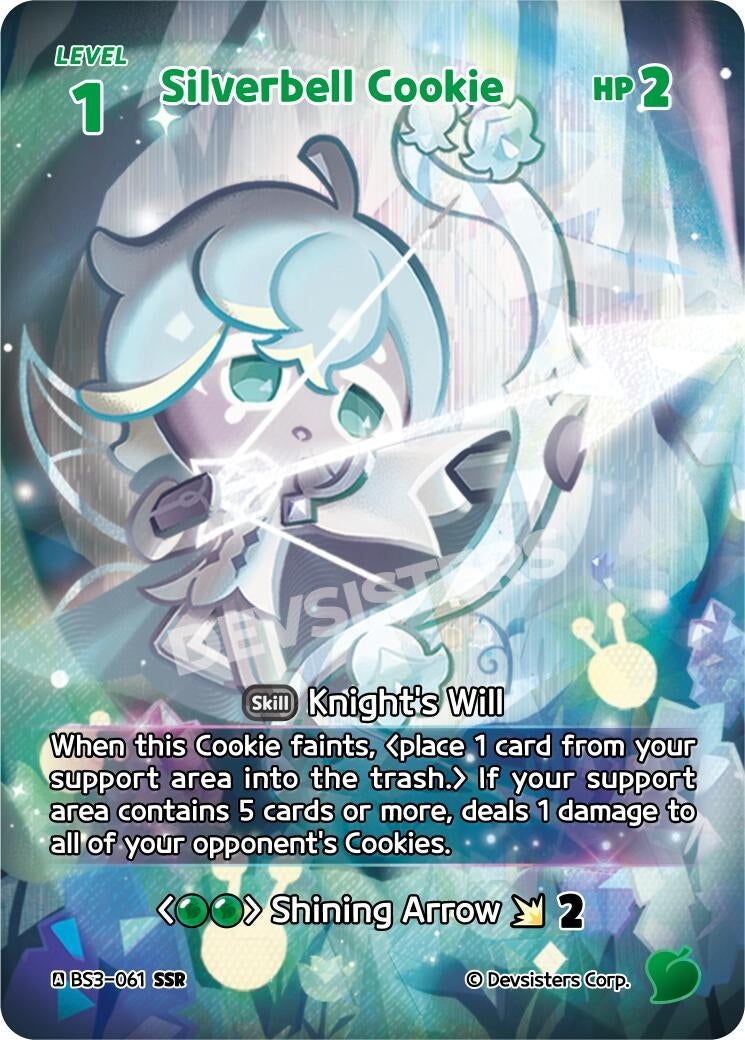 Image for Silverbell Cookie (SSR) (BS3-061) [Age of Heroes and Kingdoms] - CookieRun: Braverse TCG