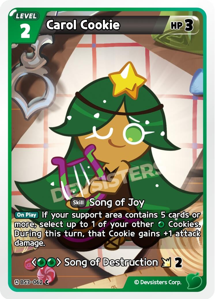 Image for Carol Cookie (BS3-062) [Age of Heroes and Kingdoms] - CookieRun: Braverse TCG
