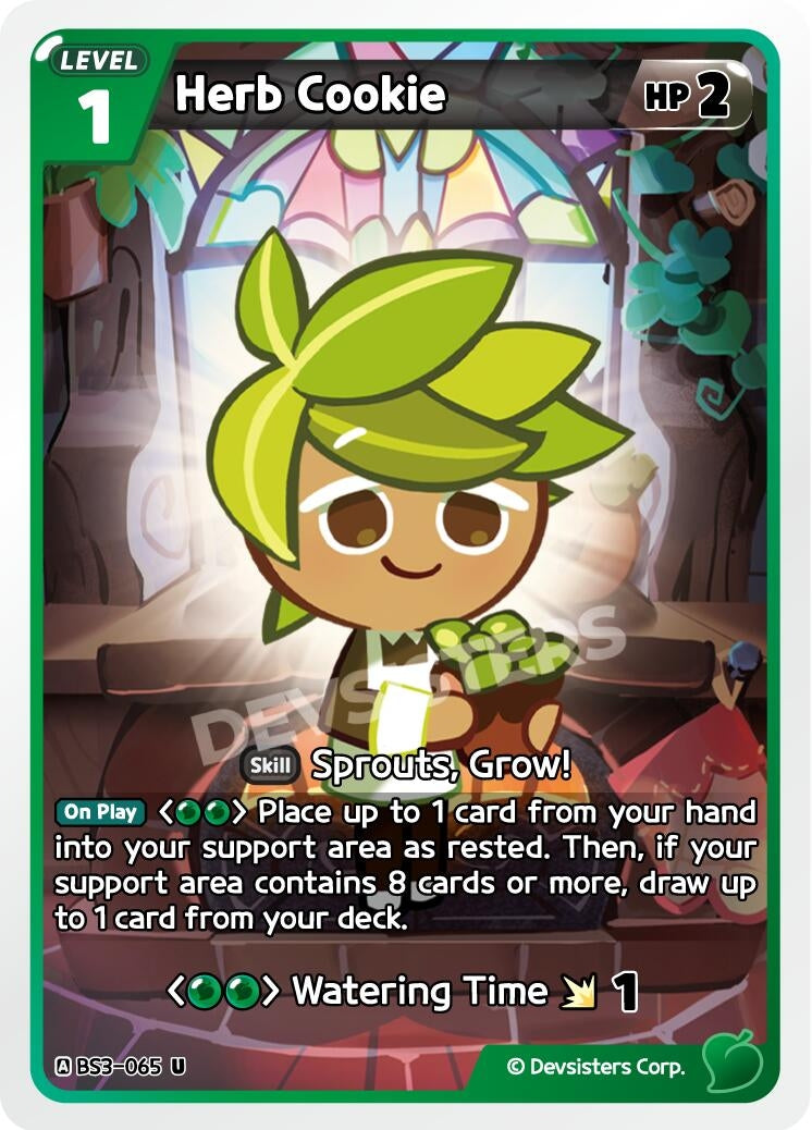 Image for Herb Cookie (065) (BS3-065) [Age of Heroes and Kingdoms] - CookieRun: Braverse TCG
