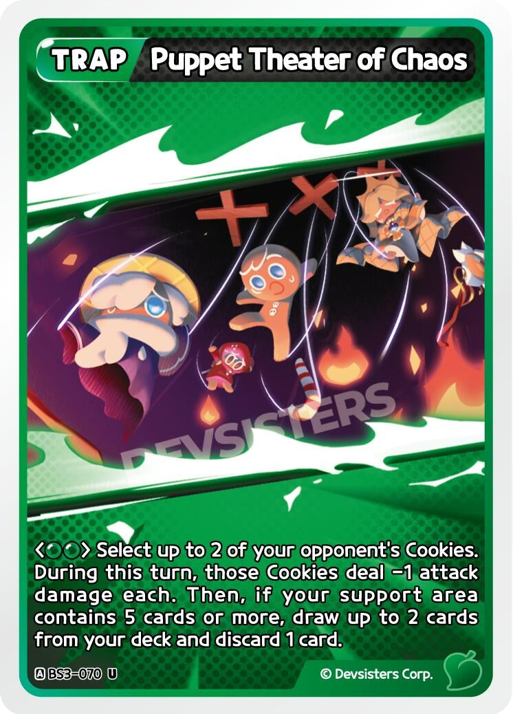 Image for Puppet Theater of Chaos (BS3-070) [Age of Heroes and Kingdoms] - CookieRun: Braverse TCG