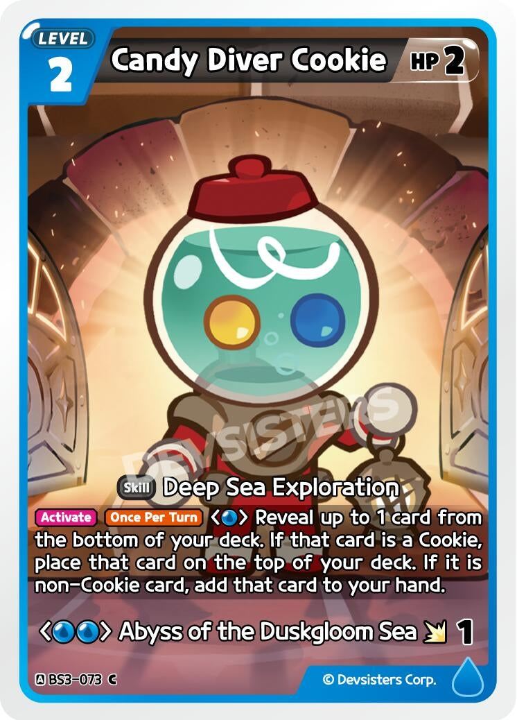 Image for Candy Diver Cookie (BS3-073) [Age of Heroes and Kingdoms] - CookieRun: Braverse TCG