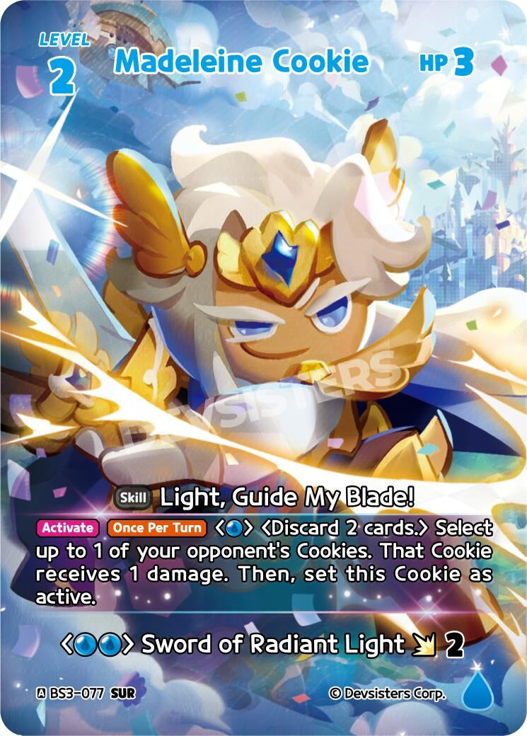 Image for Madeleine Cookie (077) (SUR) (BS3-077) [Age of Heroes and Kingdoms] - CookieRun: Braverse TCG