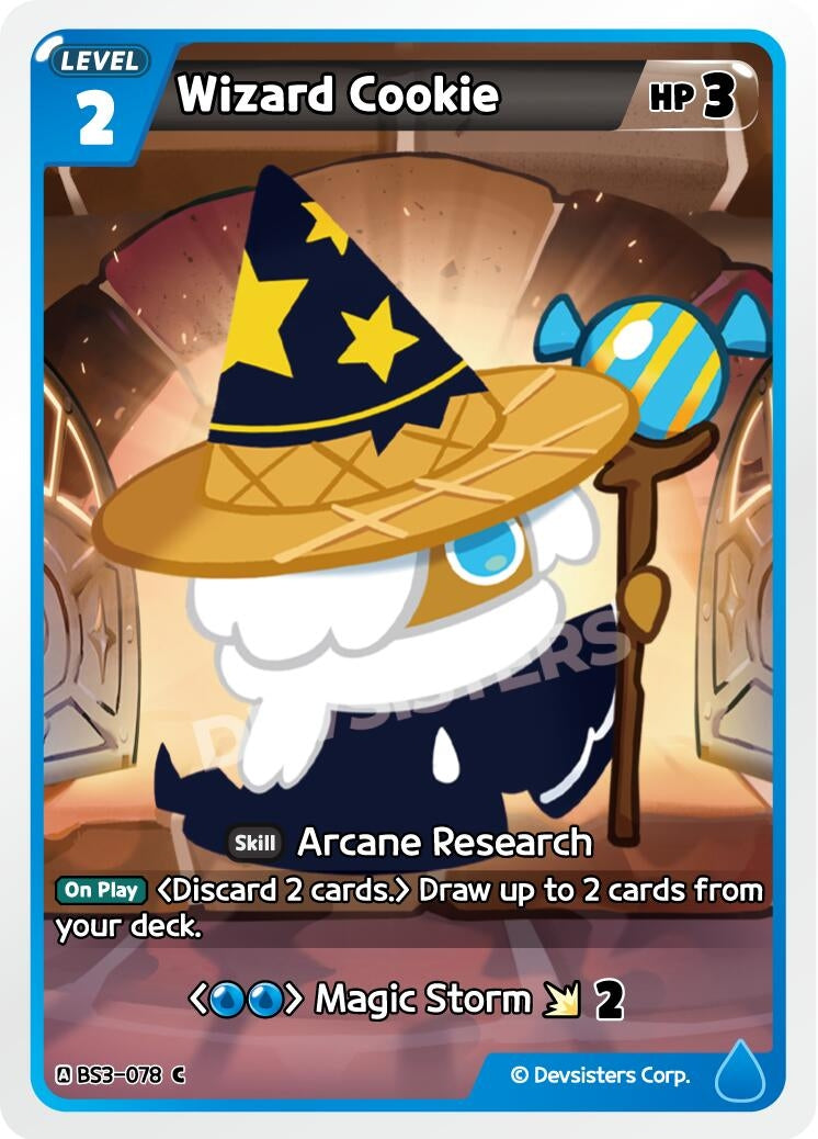 Image for Wizard Cookie (078) (BS3-078) [Age of Heroes and Kingdoms] - CookieRun: Braverse TCG