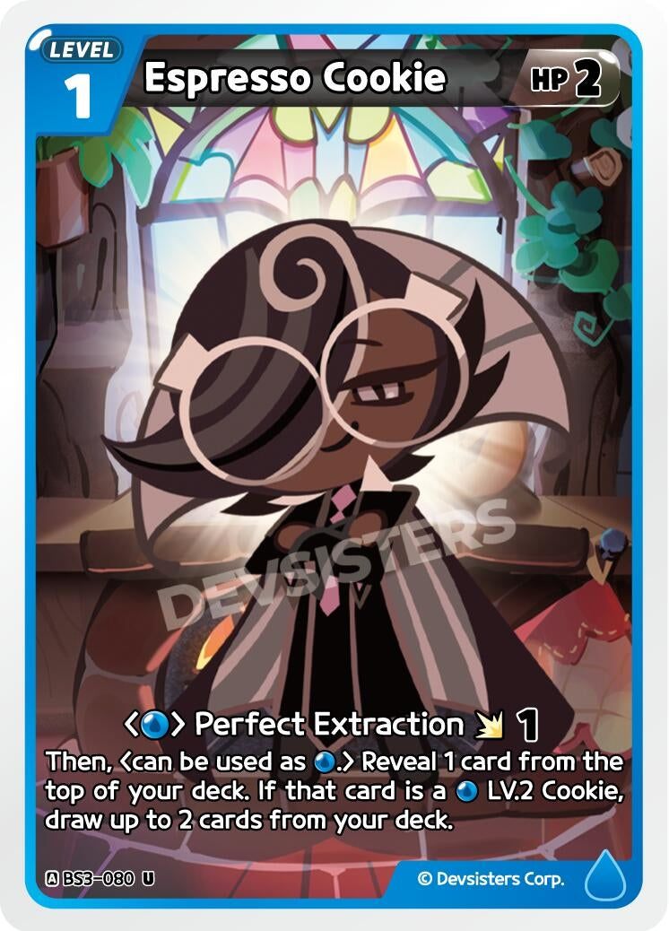 Image for Espresso Cookie (080) (BS3-080) [Age of Heroes and Kingdoms] - CookieRun: Braverse TCG