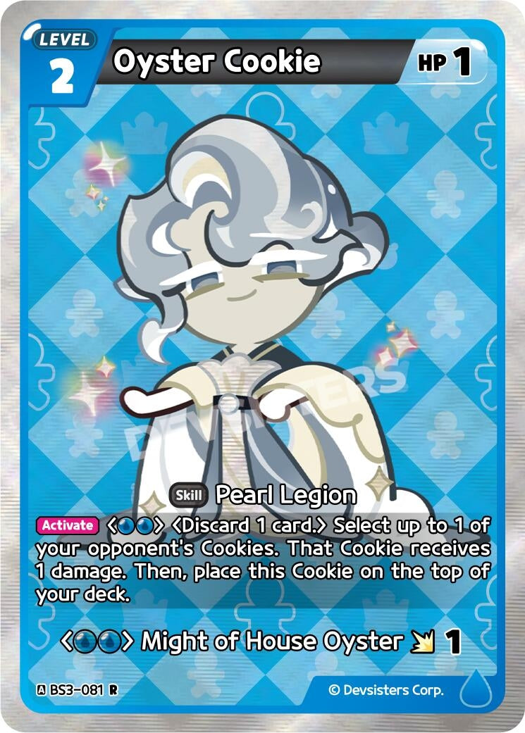 Image for Oyster Cookie (BS3-081) [Age of Heroes and Kingdoms] - CookieRun: Braverse TCG