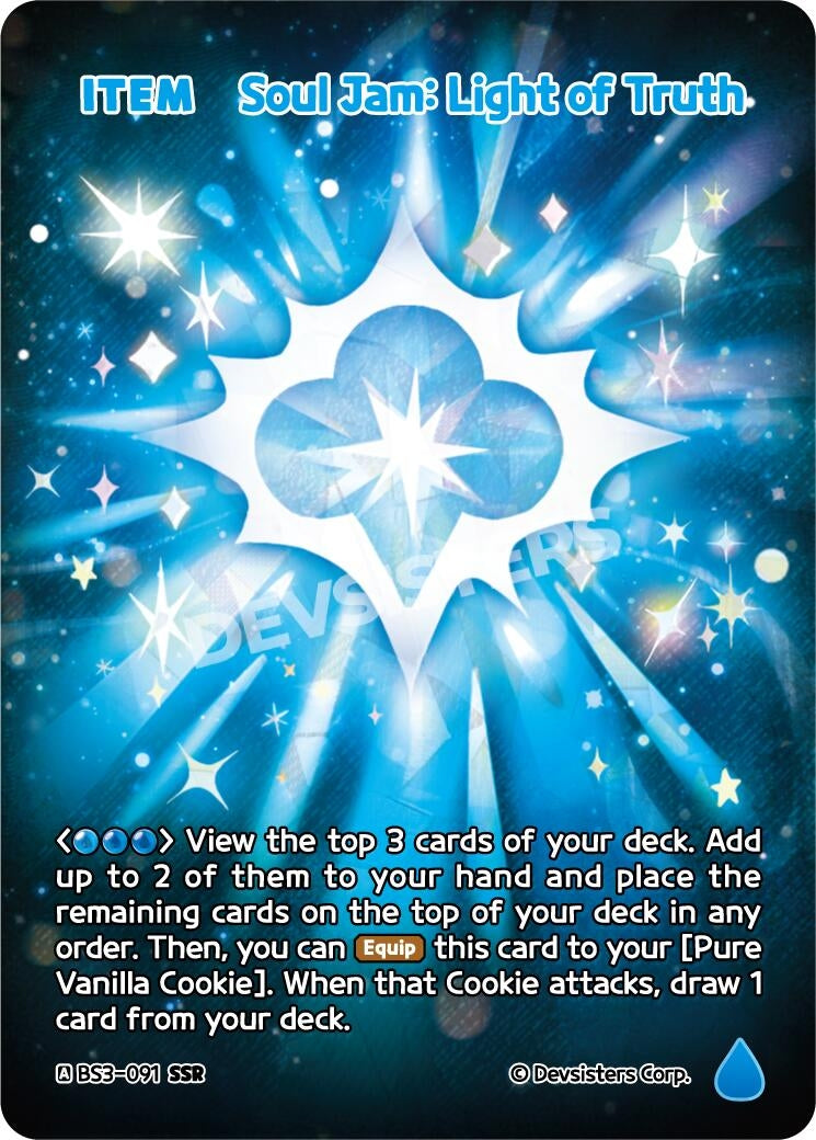 Image for Soul Jam: Light of Truth (SSR) (BS3-091) [Age of Heroes and Kingdoms] - CookieRun: Braverse TCG