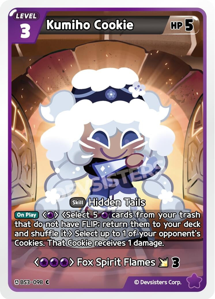 Image for Kumiho Cookie (098) (BS3-098) [Age of Heroes and Kingdoms] - CookieRun: Braverse TCG
