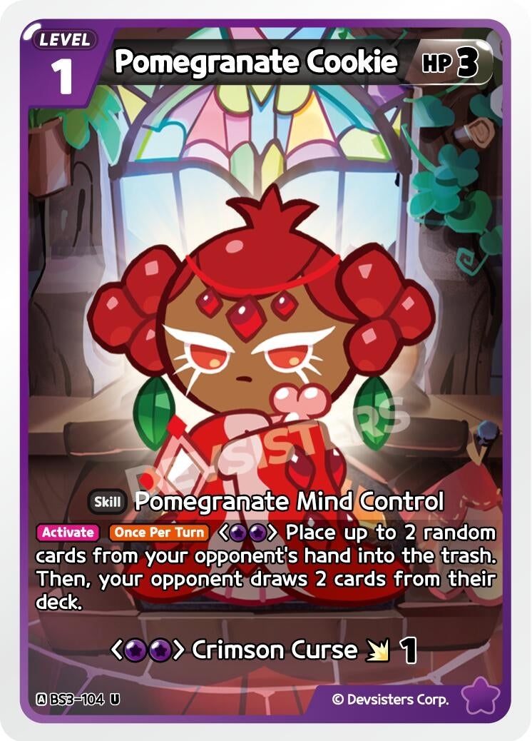 Image for Pomegranate Cookie (BS3-104) [Age of Heroes and Kingdoms] - CookieRun: Braverse TCG