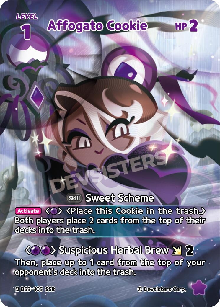 Image for Affogato Cookie (SSR) (BS3-105) [Age of Heroes and Kingdoms] - CookieRun: Braverse TCG