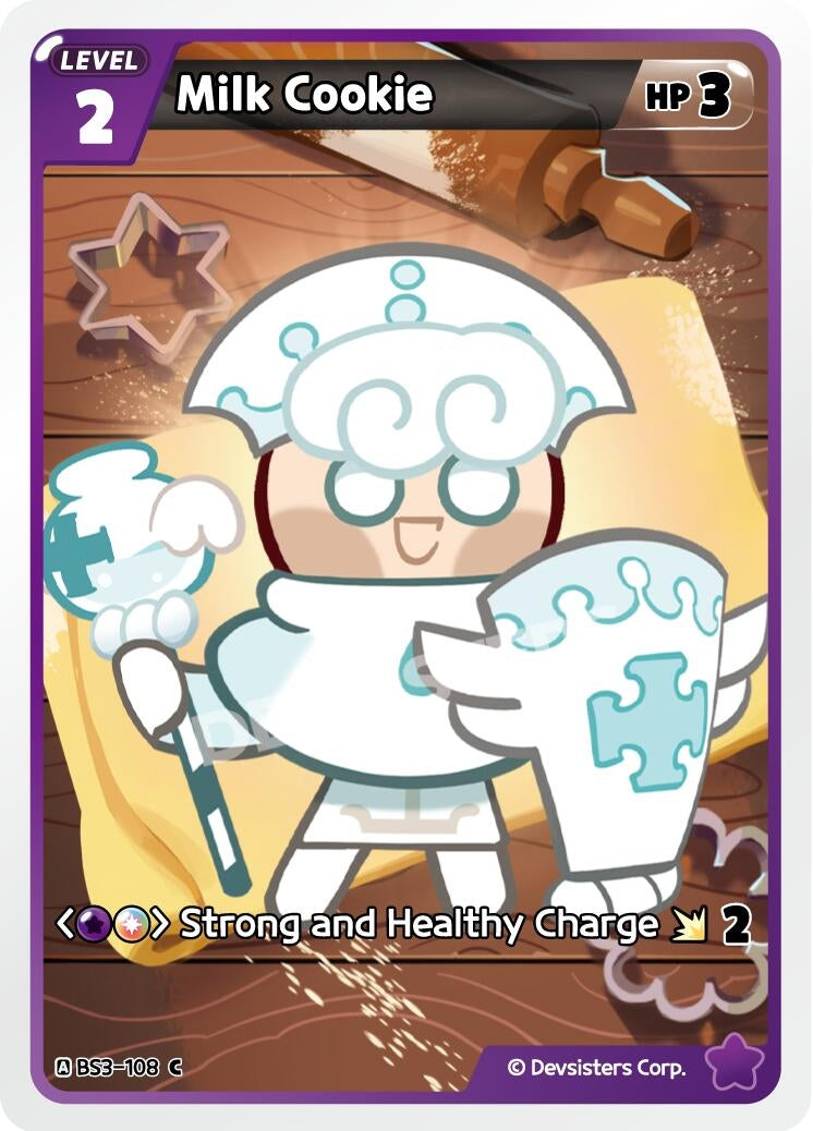 Image for Milk Cookie (BS3-108) [Age of Heroes and Kingdoms] - CookieRun: Braverse TCG