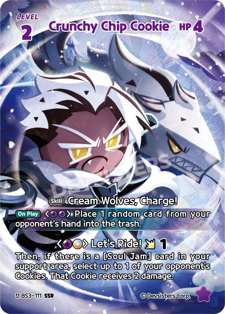 Image for Crunchy Chip Cookie (SSR) (BS3-111) [Age of Heroes and Kingdoms] - CookieRun: Braverse TCG