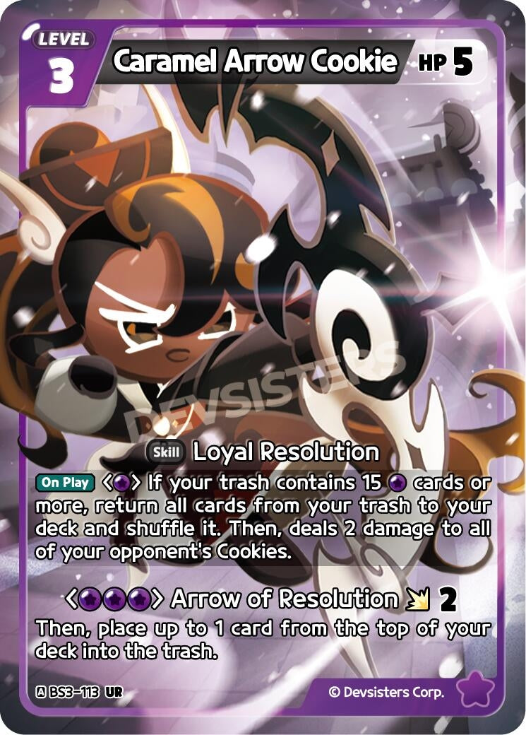 Image for Caramel Arrow Cookie (BS3-113) [Age of Heroes and Kingdoms] - CookieRun: Braverse TCG