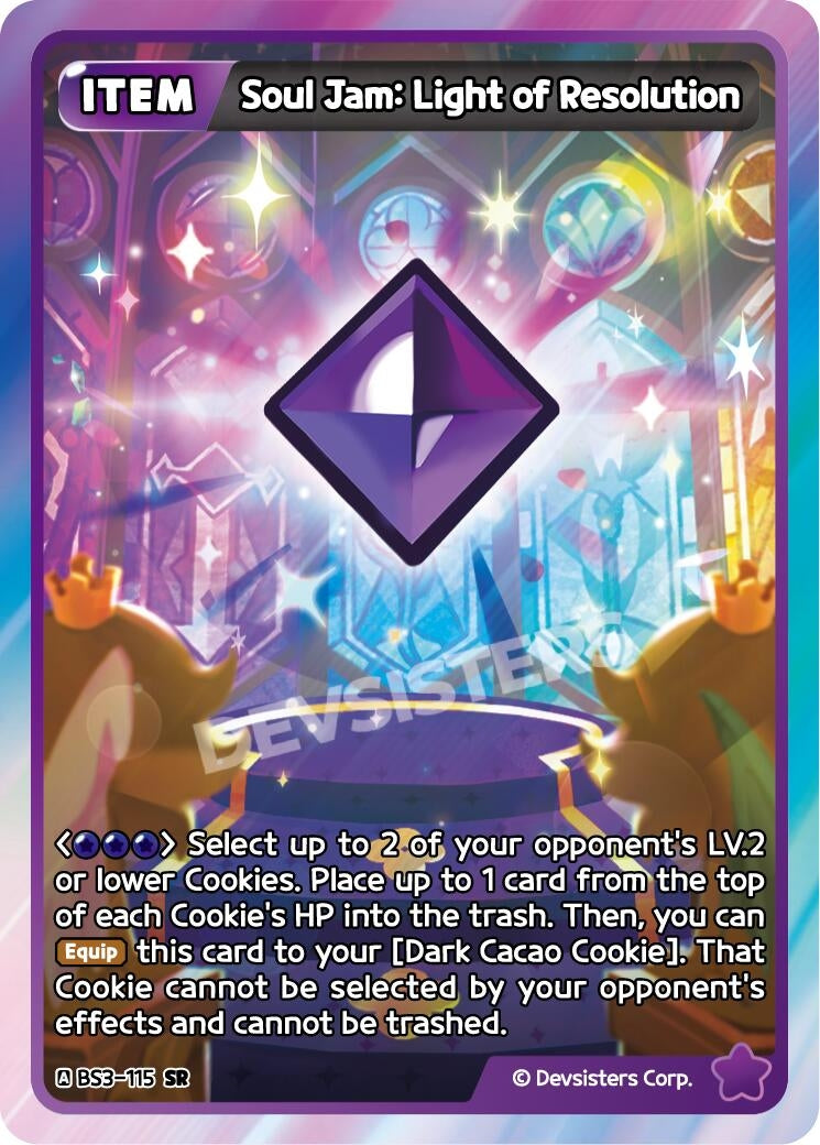 Image for Soul Jam: Light of Resolution (BS3-115) [Age of Heroes and Kingdoms] - CookieRun: Braverse TCG