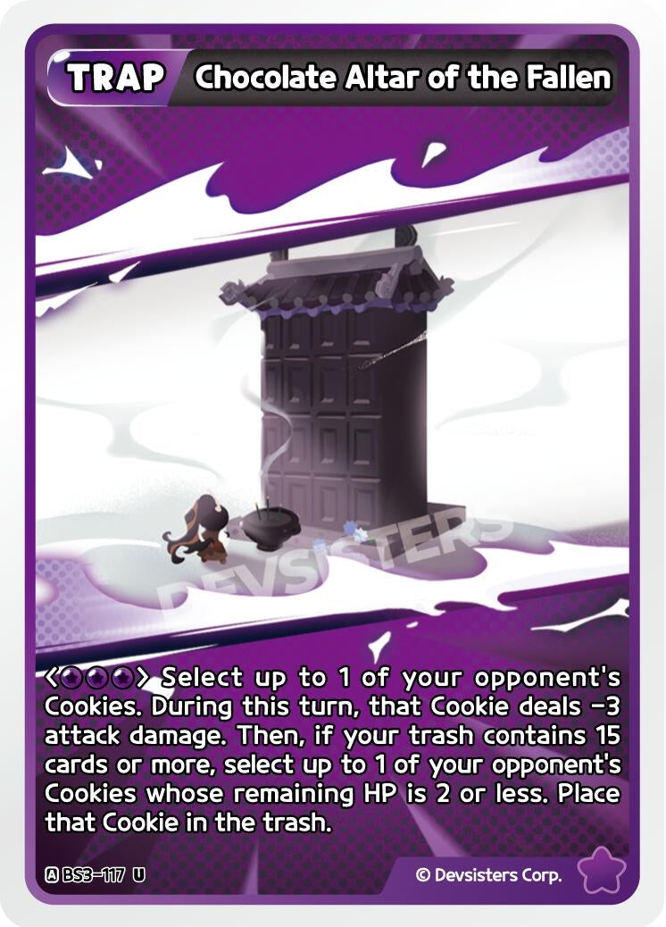 Image for Chocolate Altar of the Fallen (BS3-117) [Age of Heroes and Kingdoms] - CookieRun: Braverse TCG