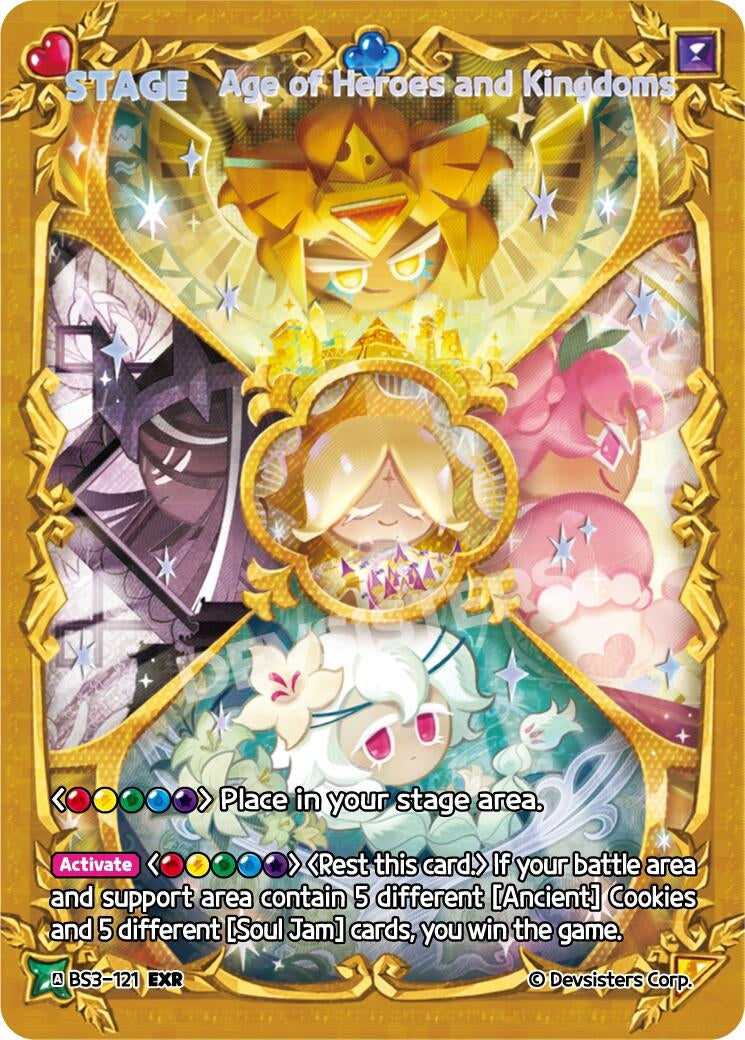 Image for Age of Heroes and Kingdoms (EXR) (BS3-121) [Age of Heroes and Kingdoms] - CookieRun: Braverse TCG