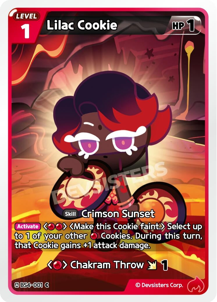 Image for Lilac Cookie (BS4-001) [Age of Heroes and Kingdoms] - CookieRun: Braverse TCG