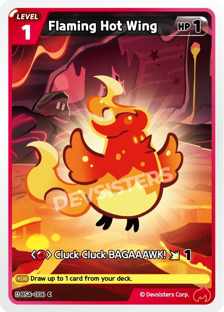 Image for Flaming Hot Wing (BS4-006) [Age of Heroes and Kingdoms] - CookieRun: Braverse TCG