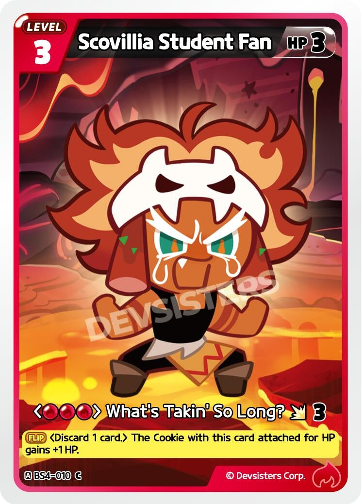 Image for Scovillia Student Fan (BS4-010) [Age of Heroes and Kingdoms] - CookieRun: Braverse TCG
