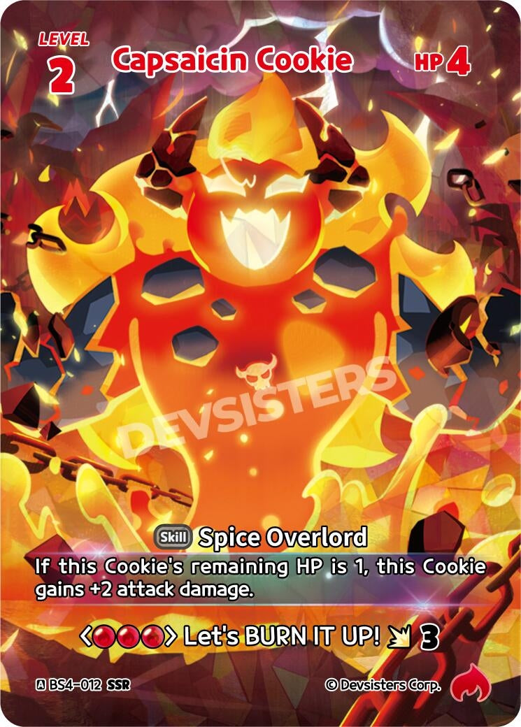 Image for Capsaicin Cookie (012) (SSR) (BS4-012) [Age of Heroes and Kingdoms] - CookieRun: Braverse TCG