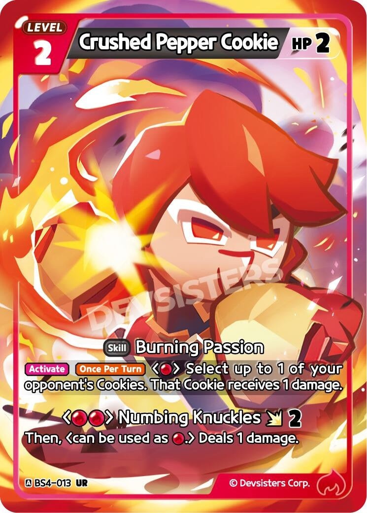 Image for Crushed Pepper Cookie (BS4-013) [Age of Heroes and Kingdoms] - CookieRun: Braverse TCG