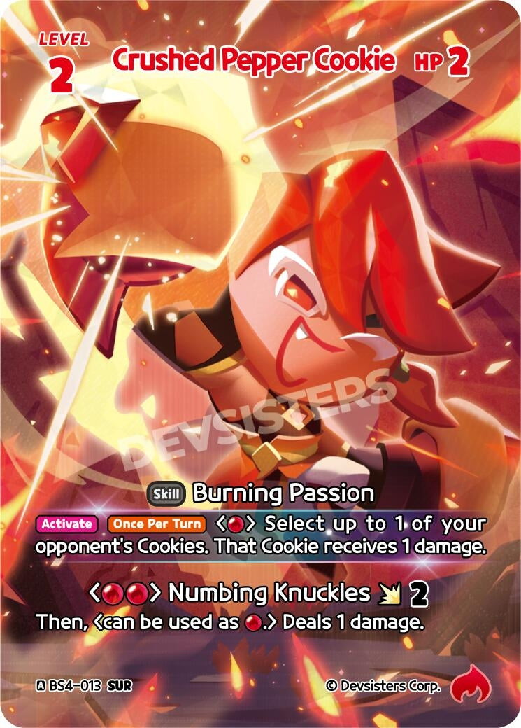 Image for Crushed Pepper Cookie (SUR) (BS4-013) [Age of Heroes and Kingdoms] - CookieRun: Braverse TCG