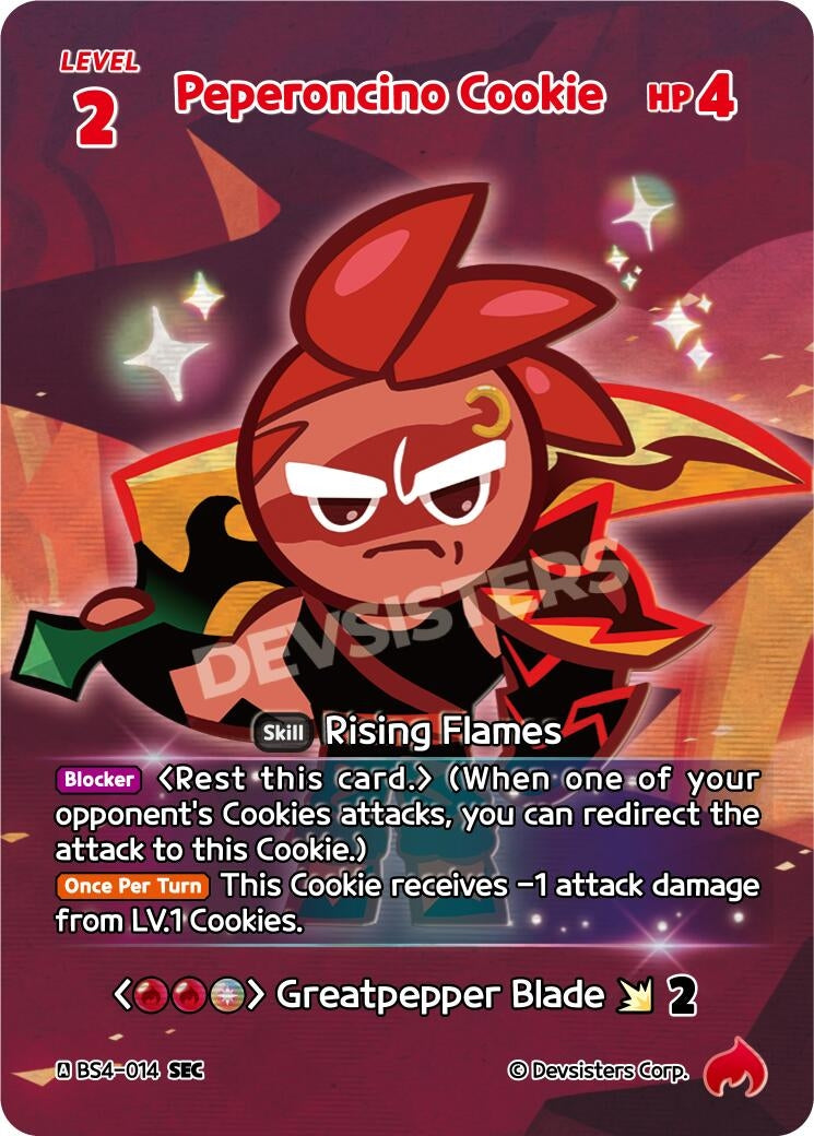 Image for Peperoncino Cookie (SEC) (BS4-014) [Age of Heroes and Kingdoms] - CookieRun: Braverse TCG