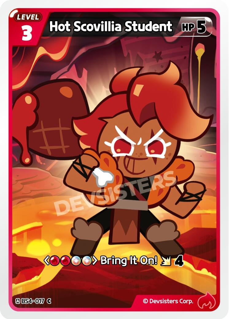 Image for Hot Scovillia Student (BS4-017) [Age of Heroes and Kingdoms] - CookieRun: Braverse TCG