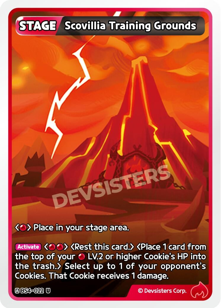 Image for Scovillia Training Grounds (BS4-022) [Age of Heroes and Kingdoms] - CookieRun: Braverse TCG