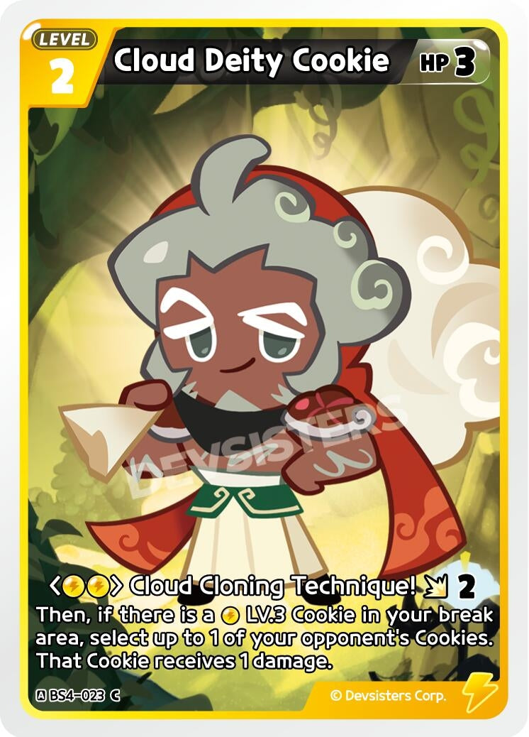 Image for Cloud Deity Cookie (BS4-023) [Age of Heroes and Kingdoms] - CookieRun: Braverse TCG