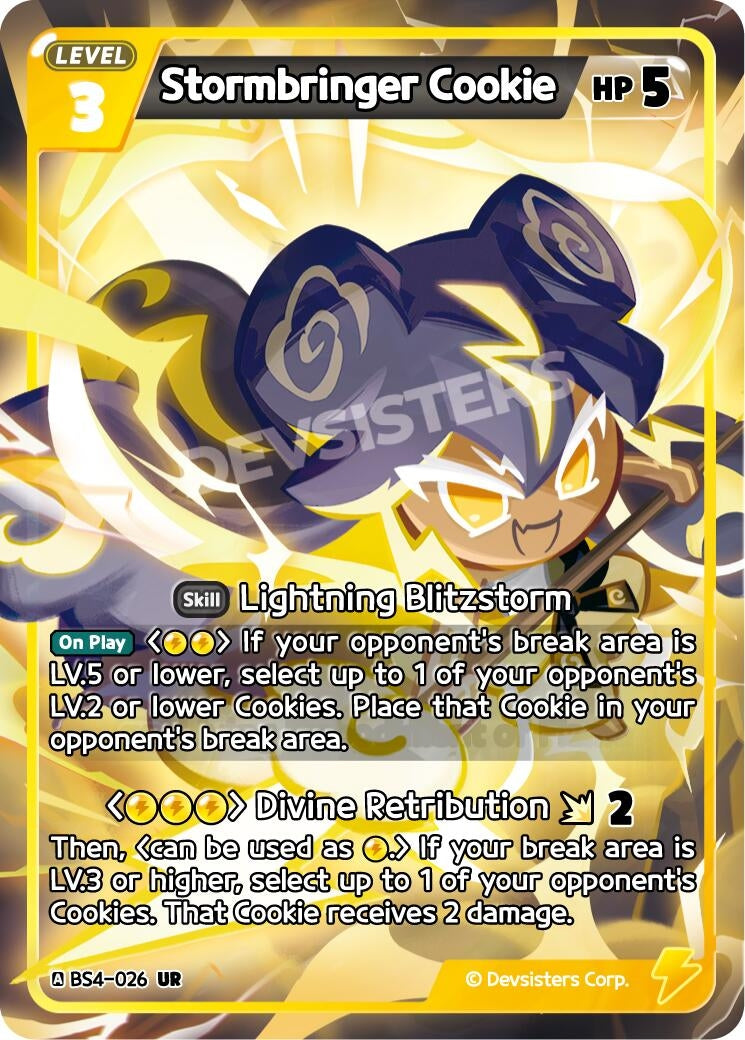 Image for Stormbringer Cookie (BS4-026) [Age of Heroes and Kingdoms] - CookieRun: Braverse TCG