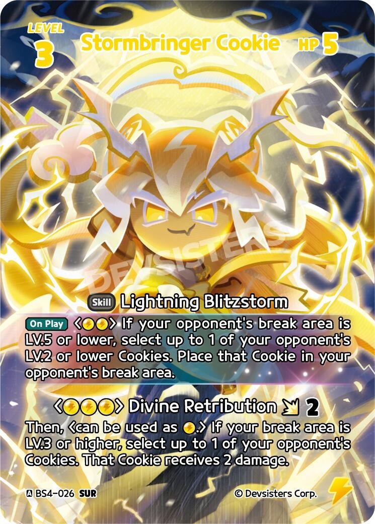 Image for Stormbringer Cookie (SUR) (BS4-026) [Age of Heroes and Kingdoms] - CookieRun: Braverse TCG