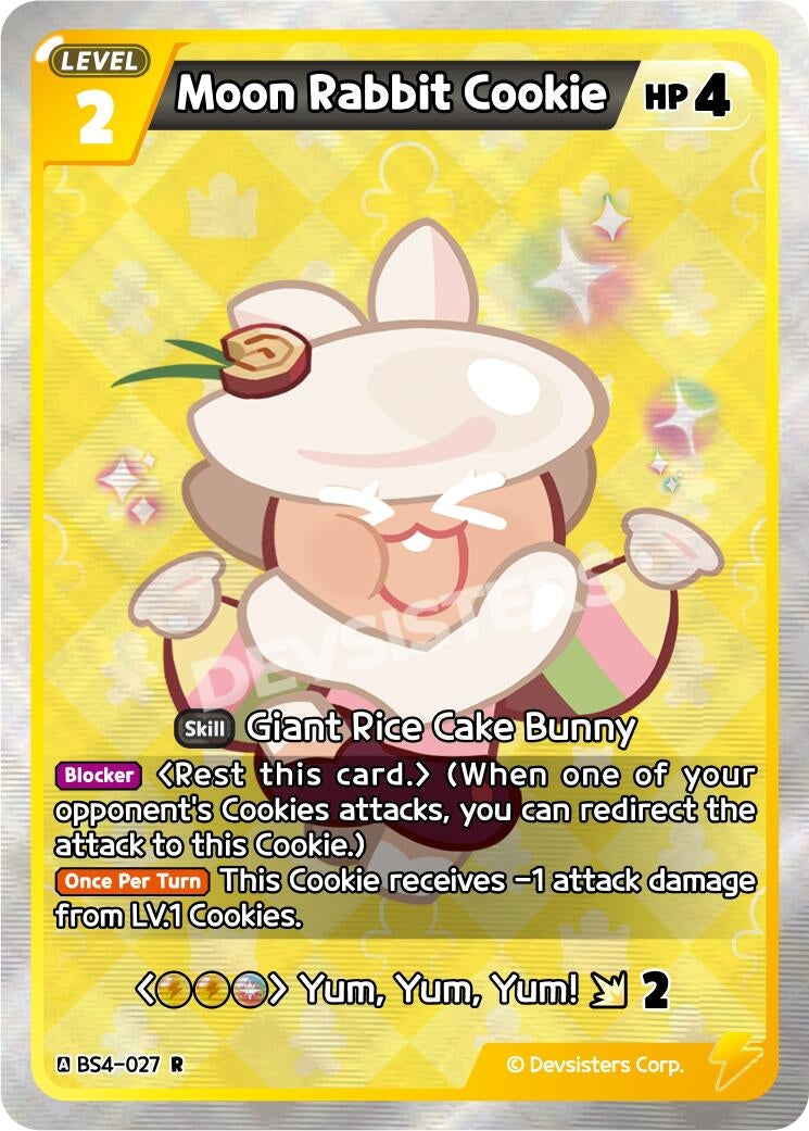 Image for Moon Rabbit Cookie (027) (BS4-027) [Age of Heroes and Kingdoms] - CookieRun: Braverse TCG