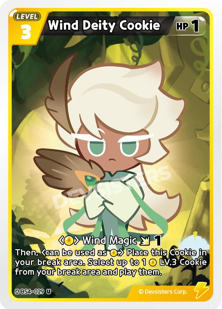 Image for Wind Deity Cookie (BS4-029) [Age of Heroes and Kingdoms] - CookieRun: Braverse TCG