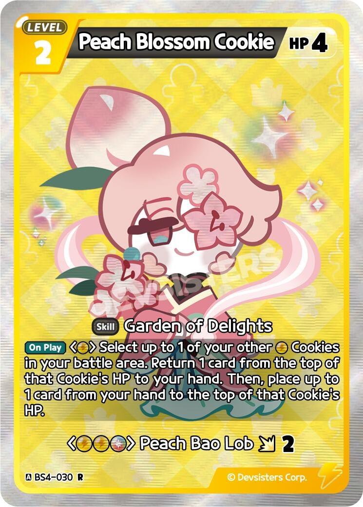 Image for Peach Blossom Cookie (BS4-030) [Age of Heroes and Kingdoms] - CookieRun: Braverse TCG