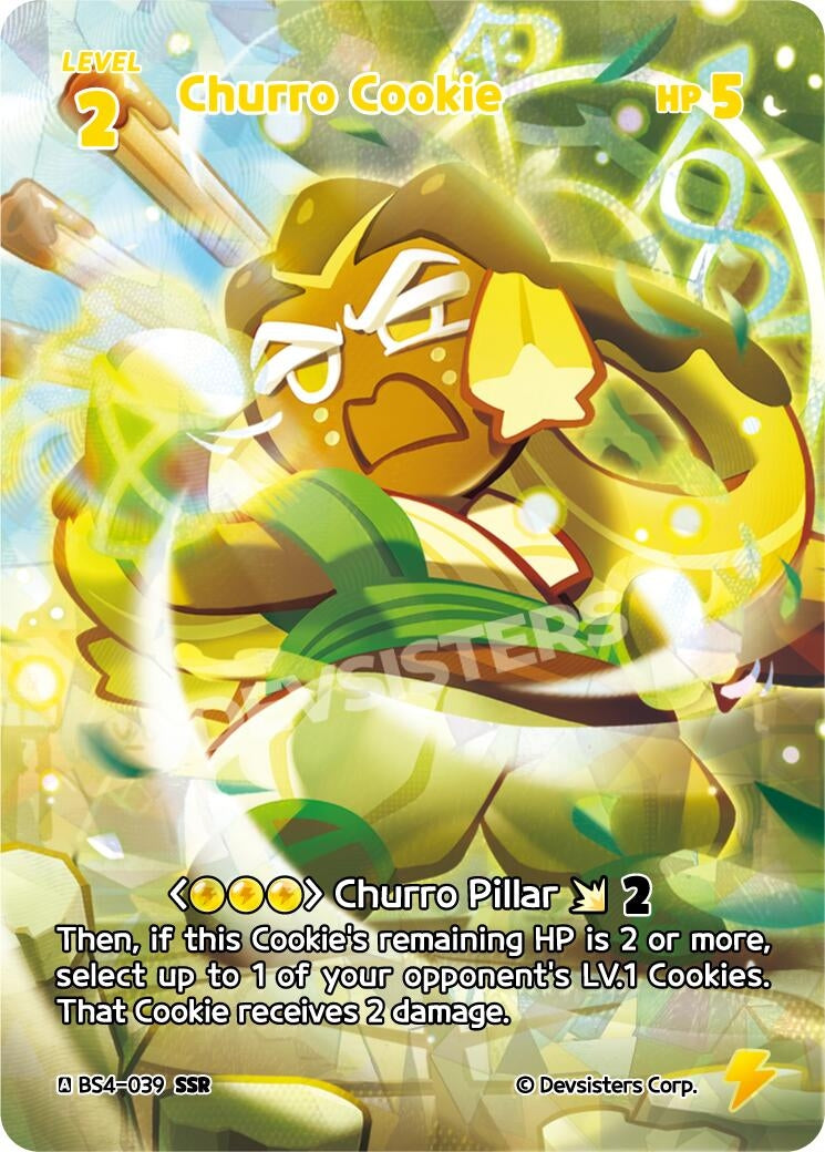 Image for Churro Cookie (SSR) (BS4-039) [Age of Heroes and Kingdoms] - CookieRun: Braverse TCG