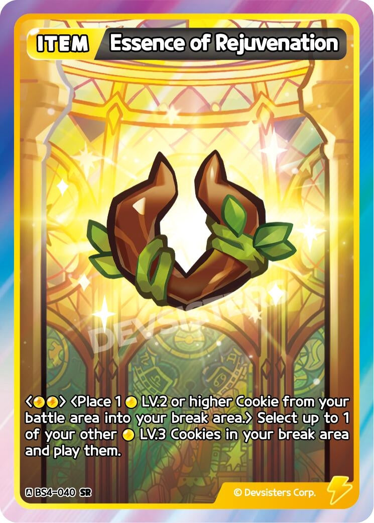 Image for Essence of Rejuvenation (BS4-040) [Age of Heroes and Kingdoms] - CookieRun: Braverse TCG