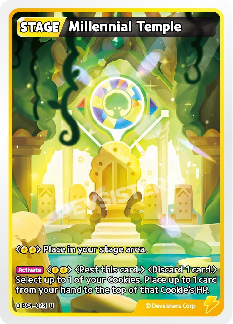 Image for Millennial Temple (BS4-044) [Age of Heroes and Kingdoms] - CookieRun: Braverse TCG